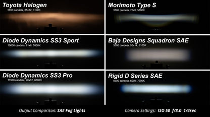 Diode Dynamics SS3 Sport Type SDX Kit ABL - White SAE Fog