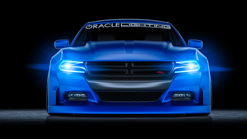 Oracle 15-21 Dodge Charger RGB+W Headlight DRL Upgrade Kit - ColorSHIFT+W