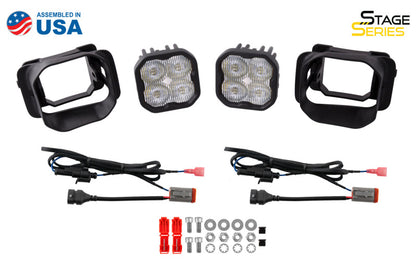 Diode Dynamics SS3 Max Type F2 Kit ABL - White SAE Fog