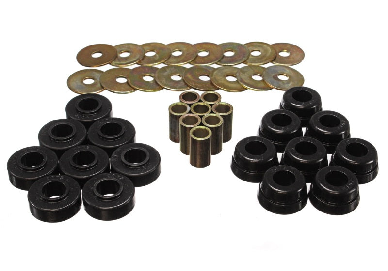 Energy Suspension GM Body Mount Set W/Hardware - Black