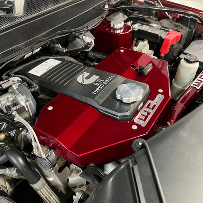 Wehrli 10-23 Cummins Fabricated Aluminum Engine Cover - Illusion Blueberry