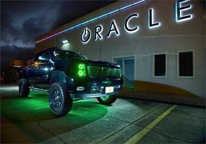 Oracle Chevy Silverado 07-13 Halo Kit Round Style - ColorSHIFT w/o Controller