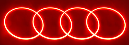 Oracle Chevy Corvette C6 05-13 LED Waterproof Afterburner Kit - Red