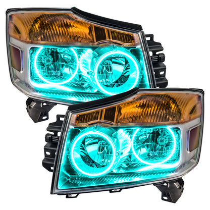 Oracle Nissan Armada 08-15 Halo Kit - ColorSHIFT w/o Controller