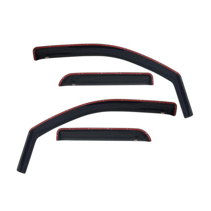 Westin 2002-2008 Dodge Ram Quad Cab (4 DR) In-Channel Wind Deflector 4pc - Smoke
