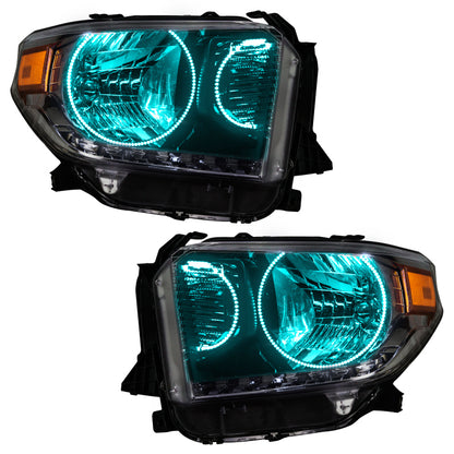 Oracle 14-17 Toyota Tundra SMD HL - Dual Halo Kit - ColorSHIFT w/ 2.0 Controller