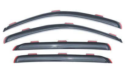 Lund 04-14 Ford F-150 SuperCab Ventvisor Elite Window Deflectors - Smoke (4 Pc.)