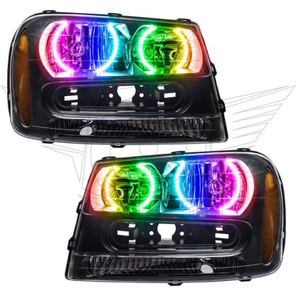 Oracle Chevrolet Trail Blazer 02-09 Halo Kit - ColorSHIFT w/ BC1 Controller