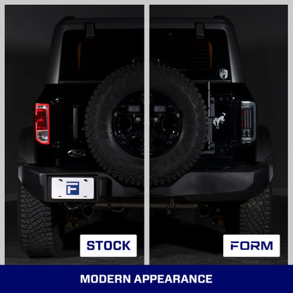 Form Lighting 2021-2025 Ford Bronco LED Tail Lights Smoked (Pair)
