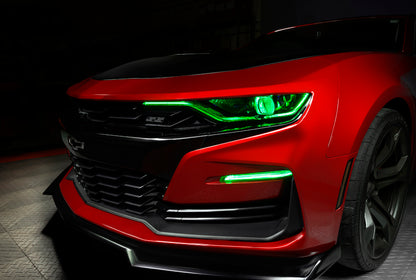 Oracle 19-21 Chevy Camaro SS/RS RGBW+A Headlight DRL Kit - w/ Simple Controller