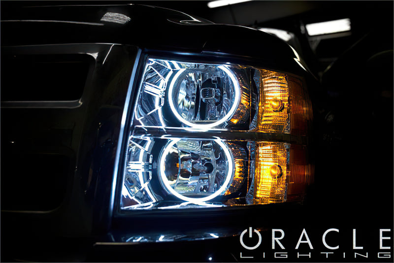 Oracle Chevy Silverado 07-13 Halo Kit Round Style - ColorSHIFT w/o Controller
