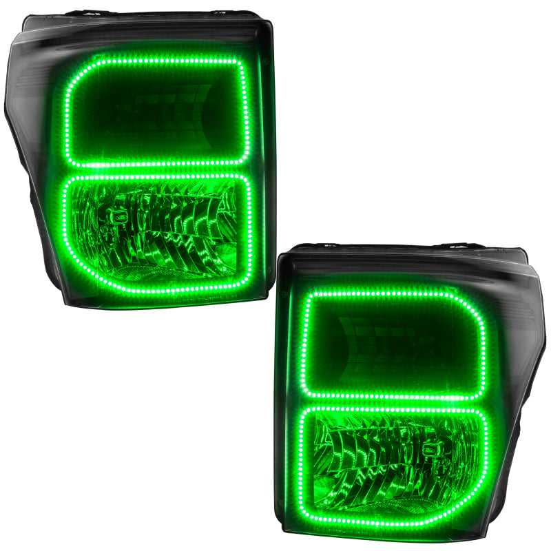 Oracle Ford F250/350 11-16 Halo Kit (Square Ring Design) - w/ Simple Controller