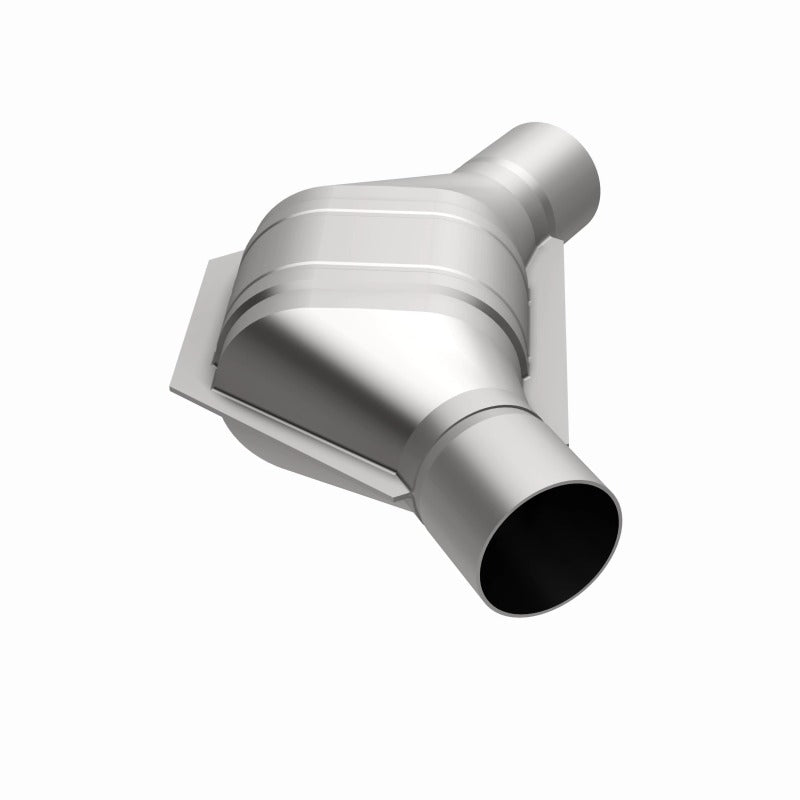 MagnaFlow Universal Catalytic Converter 2 inch Angled O/O PC2 Front