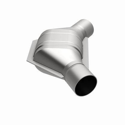 MagnaFlow Universal Catalytic Converter 2 inch Angled O/O PC2 Front