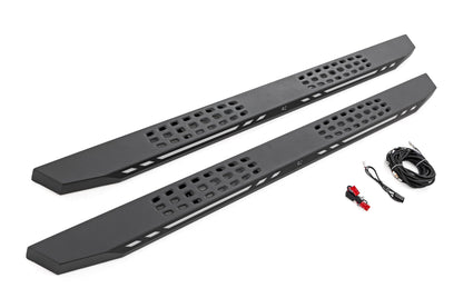 AC2 Running Boards | Amber/White | CrewMax | Toyota Tundra 2WD/4WD (22-26)