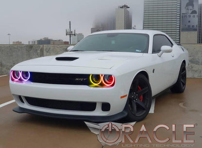 Oracle Dodge Challenger 08-14 LED Waterproof Halo Kit - ColorSHIFT w/ BC1 Controller