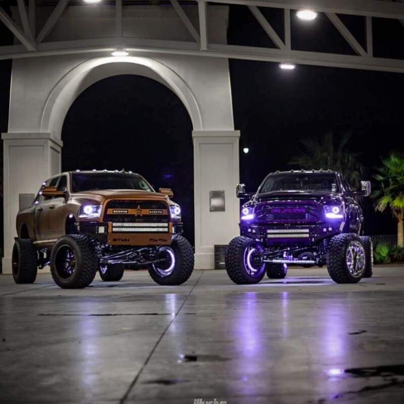 Oracle Ram 13-18 LED Projector Headlight Halo Kit - Green