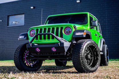 Oracle 7in High Powered LED Headlights - Black Bezel - ColorSHIFT
