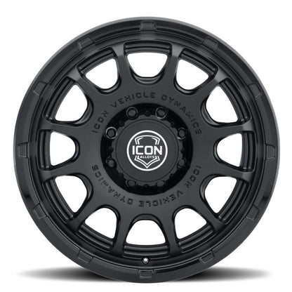 ICON Alloys Rancho 20x9 / 8x170 / 6mm / 5.25in BS DBL Black Wheel