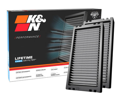 K&N 05-15 Nissan Frontier, Mid-size Pickups & SUVs Cabin Air Filter - 2 per Box