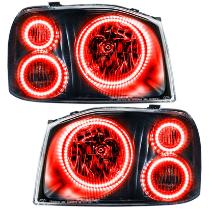 Oracle 01-04 Nissan Frontier SMD HL - Triple Halo - ColorSHIFT w/o Controller