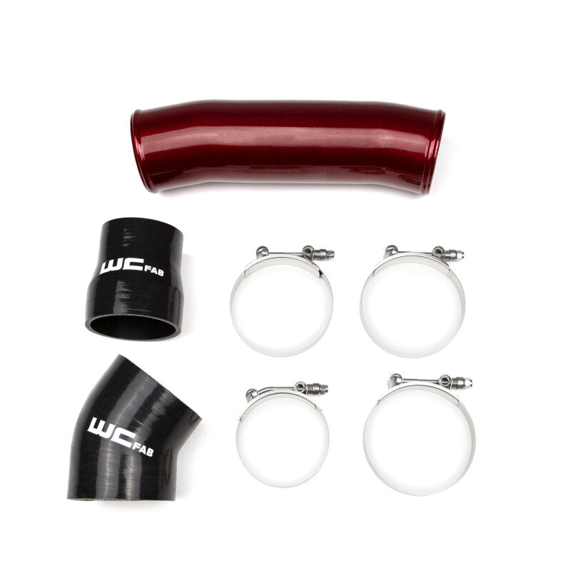 Wehrli 98.5-02 Cummins 5.9L Passenger Side 3.5in Intercooler Pipe - Fine Texture Black