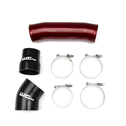 Wehrli 98.5-02 Cummins 5.9L Passenger Side 3.5in Intercooler Pipe - Candy Red