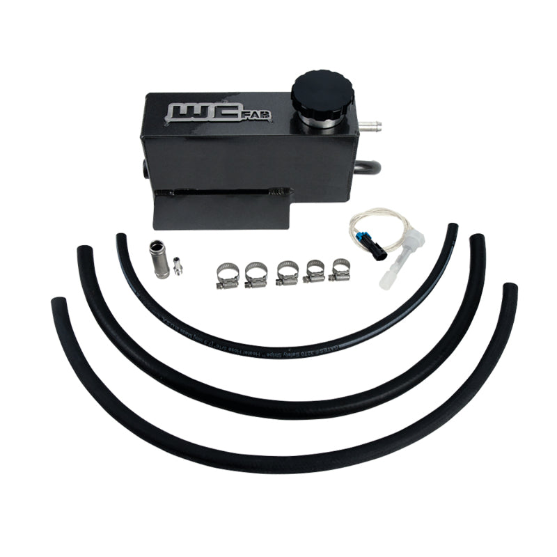 Wehrli 11-16 GM Duramax LML Twin Turbo Style Coolant Tank - RAW