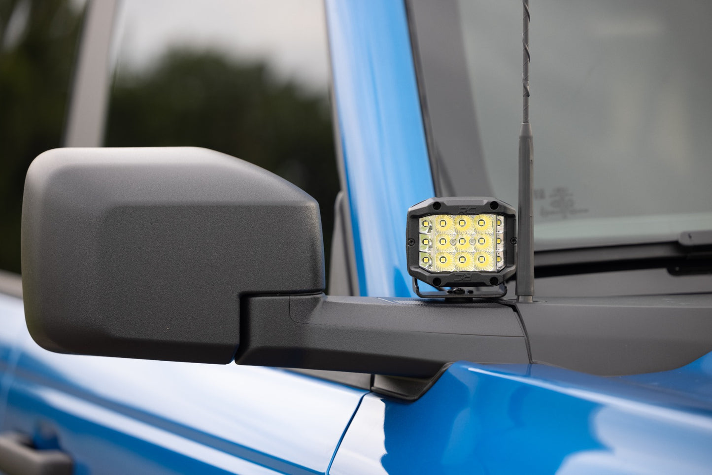 LED Light Kit | Ditch Mount | 2" Black Pair | Amber DRL | Ford Bronco (21-26)