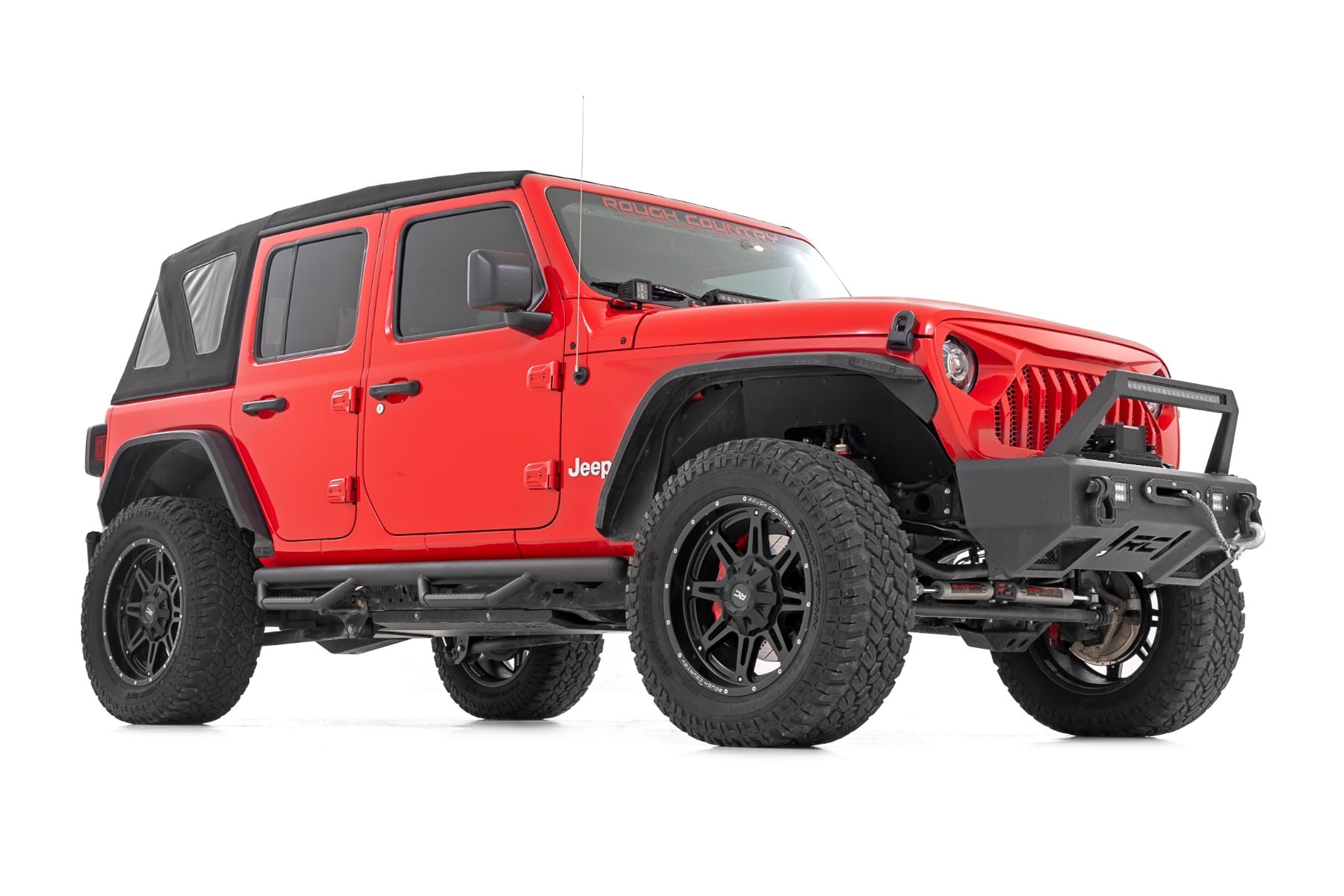 Nerf Steps | Wheel to Wheel | 4 Door | Jeep Wrangler Unlimited 4WD (18-26)