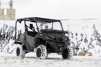 Front Cargo Rack |Black Series LED | 6" Light | Slim Line | Honda Pioneer 1000 