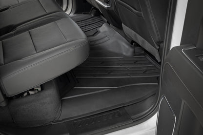 Flex-Fit Floor Mats | FR & RR | FR Bucket | Crew | Chevy/GMC 1500/2500HD/3500HD (19-26)