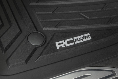 Flex-Fit Floor Mats | FR & RR | FR Bucket | Crew | Chevy/GMC 1500/2500HD/3500HD (19-26)