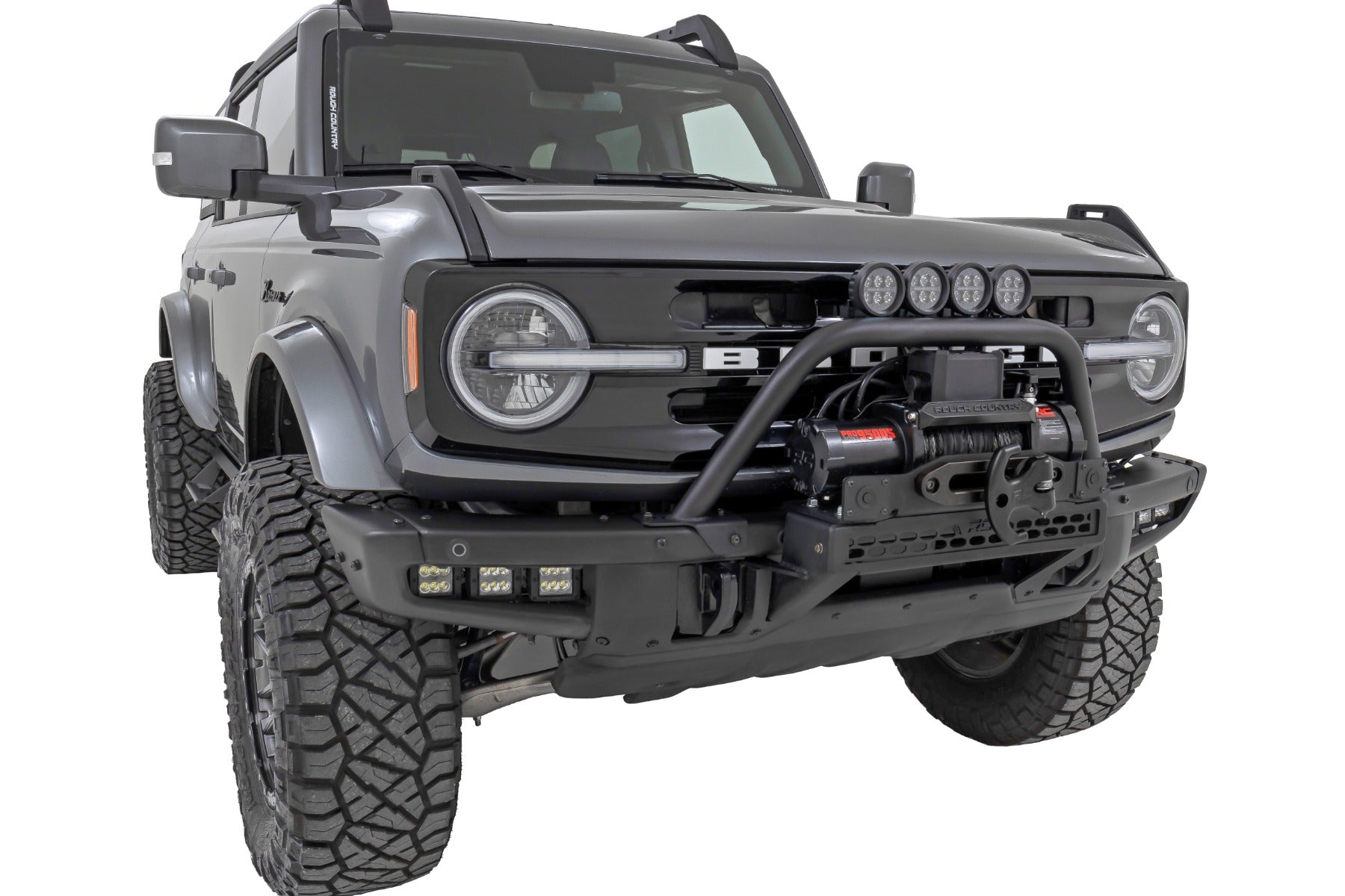 Safari Bar | 12" LED Light Bar | Black | Dual Row | OE Modular Steel | Ford Bronco (21-26)