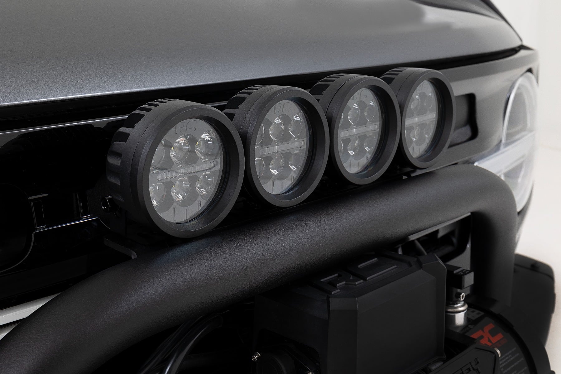 Safari Bar | 6.5 Inch Round LED | OE Modular Steel | Ford Bronco 4WD (21-26)