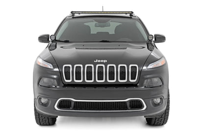 LED Light Kit | Roof Mount | 40" Black Single Row | Jeep Cherokee KL (14-23)