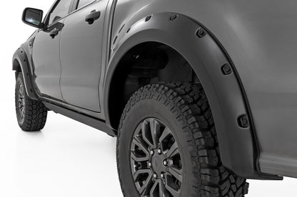 Pocket Fender Flares | G1 Black | 5' Bed | Ford Ranger 2WD/4WD (2019-2023)
