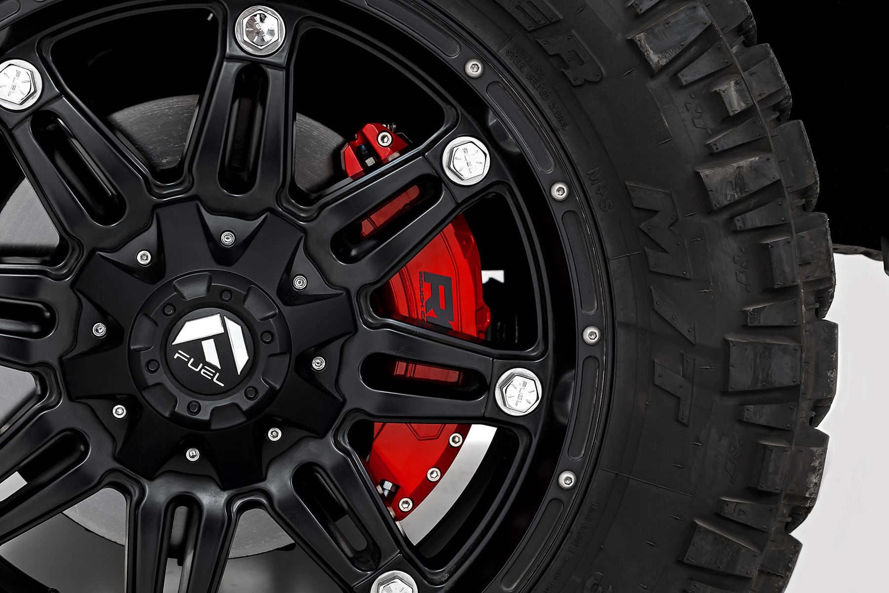 Caliper Covers | Front and Rear | Red | Toyota Tundra 2WD/4WD (2022-2026)