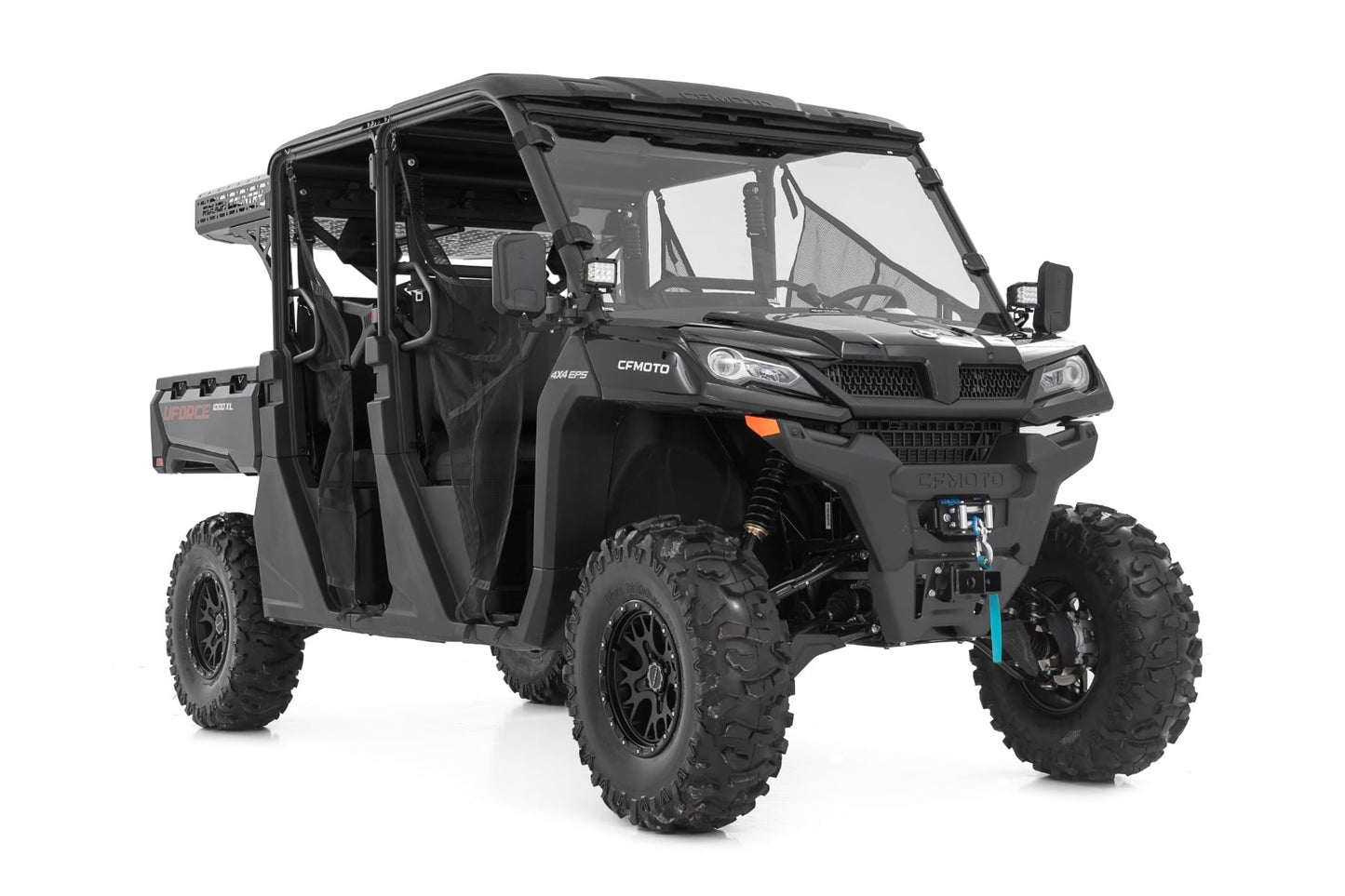LED Light Kit | Cage Mount | 2" Black Pair | White DRL | CFMOTO UFORCE 1000 