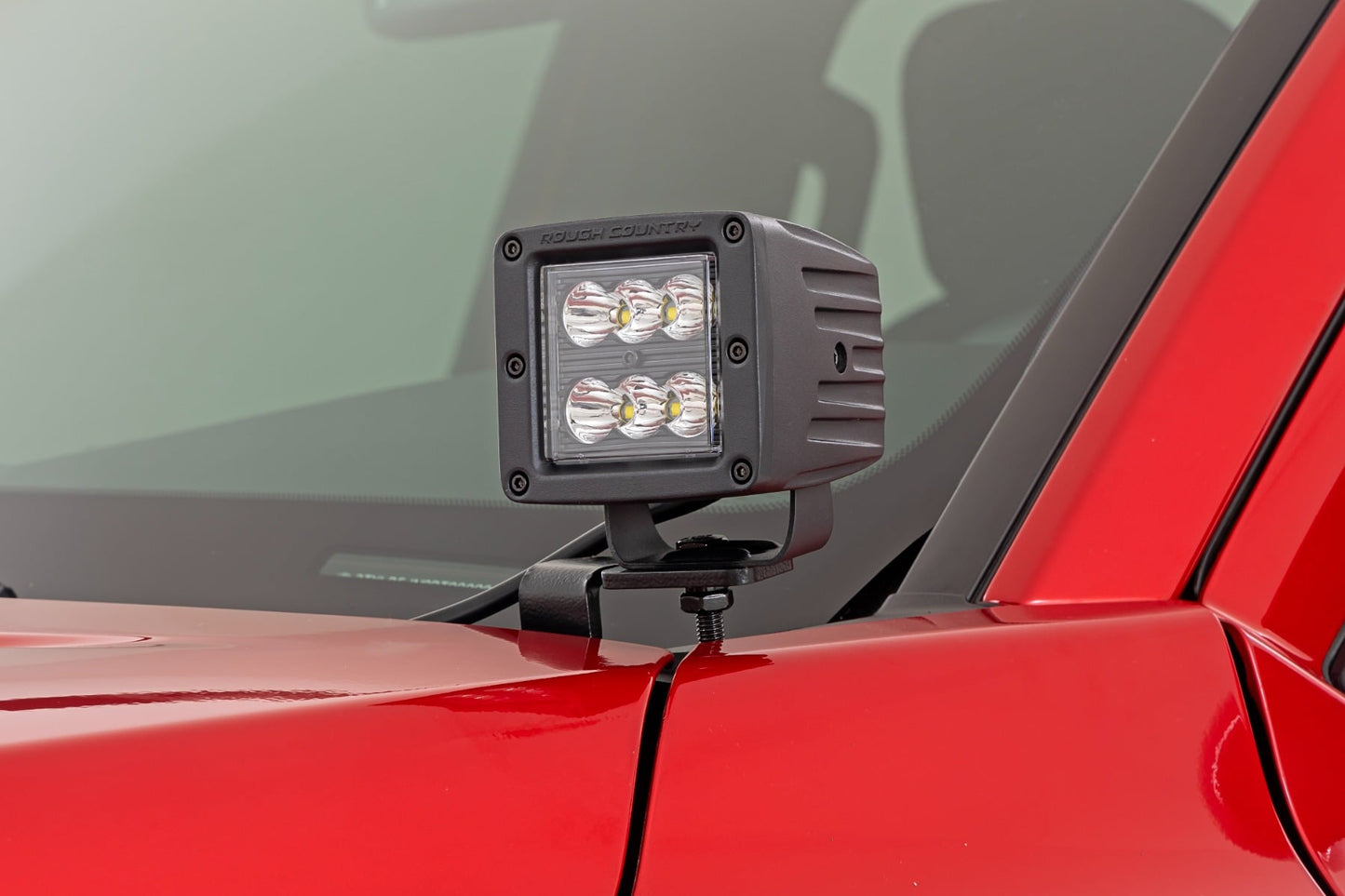 LED Light Kit | Ditch Mount | 2" Black Pair | Flood | Toyota Tacoma (24-26)