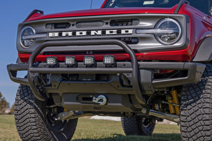 Nudge Bar | 20 Inch BLK DRL Single Row LED | OE Modular Steel | Ford Bronco (21-26)