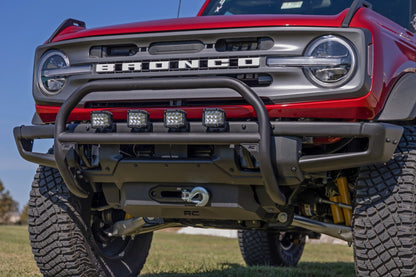Nudge Bar | 4 Inch Round Led (x4) | OE Modular Steel | Ford Bronco 4WD (21-26)