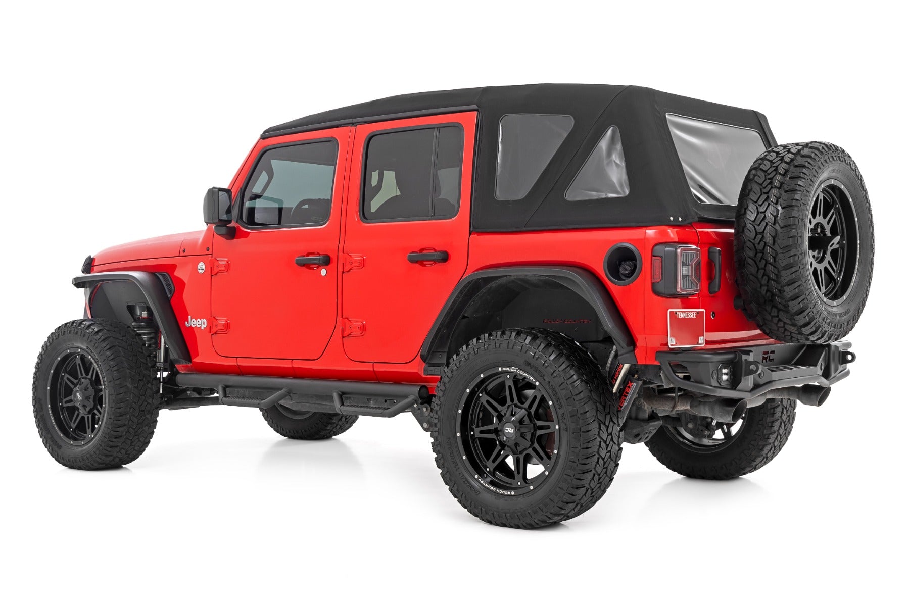 Nerf Steps | Wheel to Wheel | 4 Door | Jeep Wrangler Unlimited 4WD (18-26)