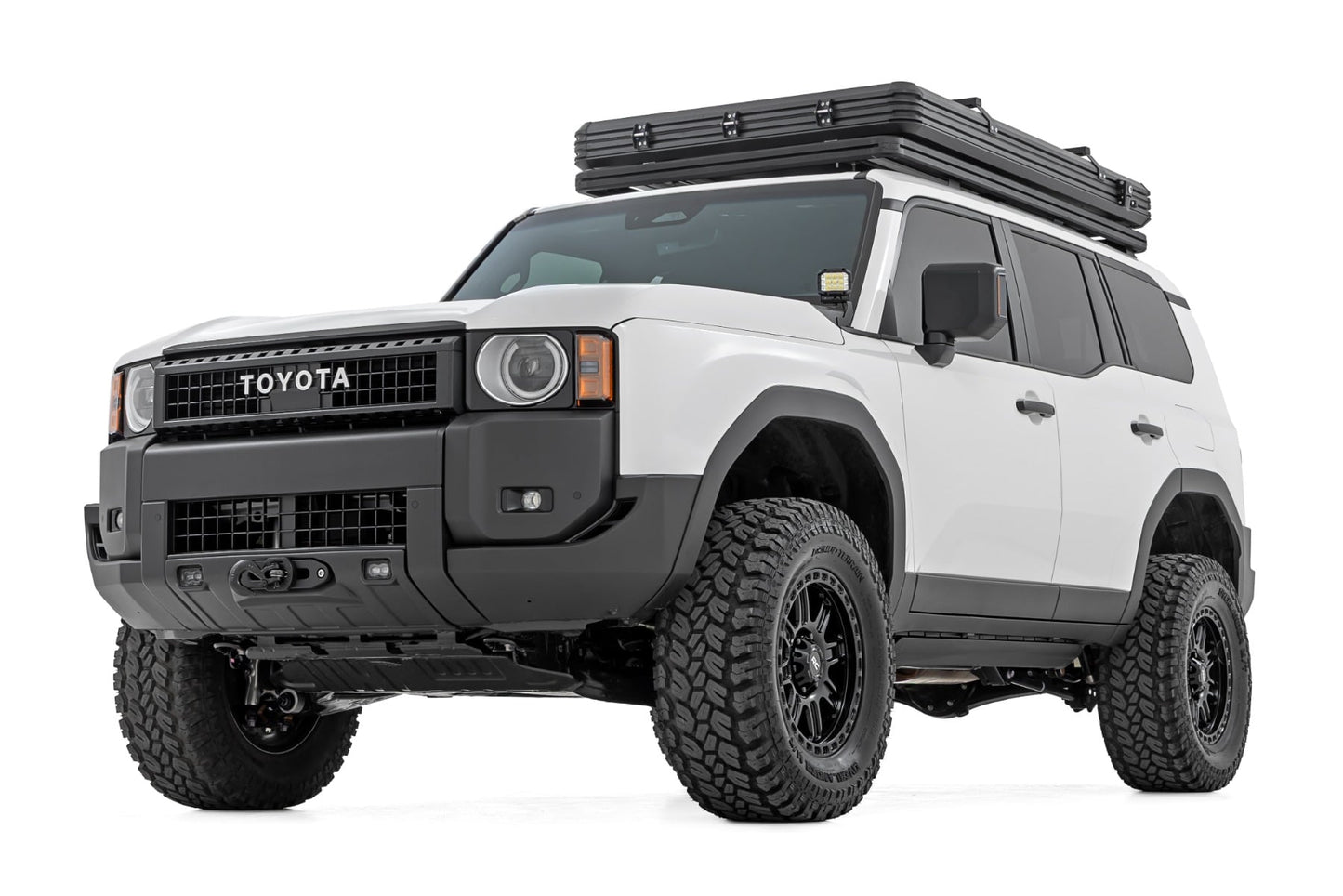FXS Hidden Winch Mount | White SAE | Fog | Toyota Land Cruiser 4WD (24-26)