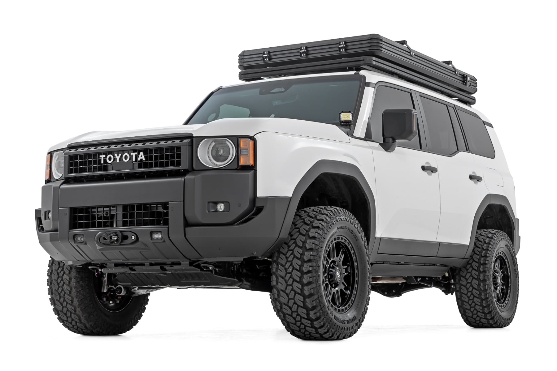 FXS Hidden Winch Mount | White SAE | PRO1200S | Toyota Land Cruiser (24-26)