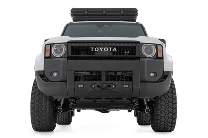 FXS Hidden Winch Mount | White SAE | Fog | Toyota Land Cruiser 4WD (24-26)