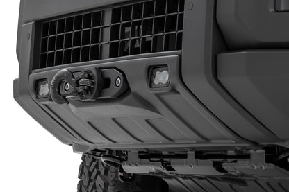 FXS Hidden Winch Mount | White SAE | Fog | Toyota Land Cruiser 4WD (24-26)