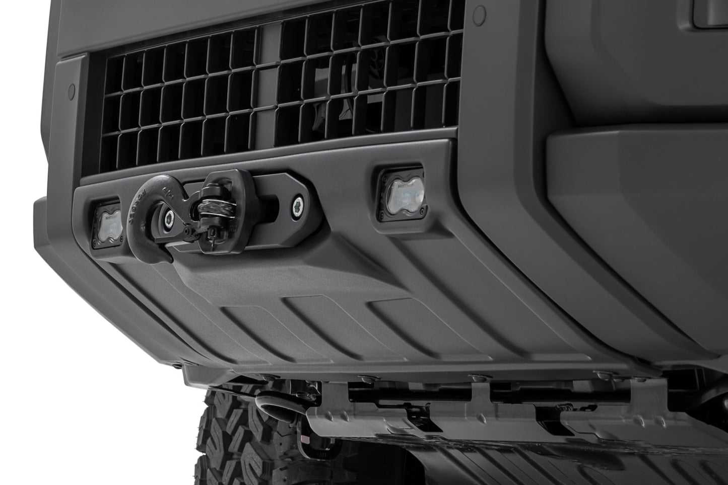 FXS Hidden Winch Mount | Yellow SAE | Fog | Toyota Land Cruiser 4WD (24-26)