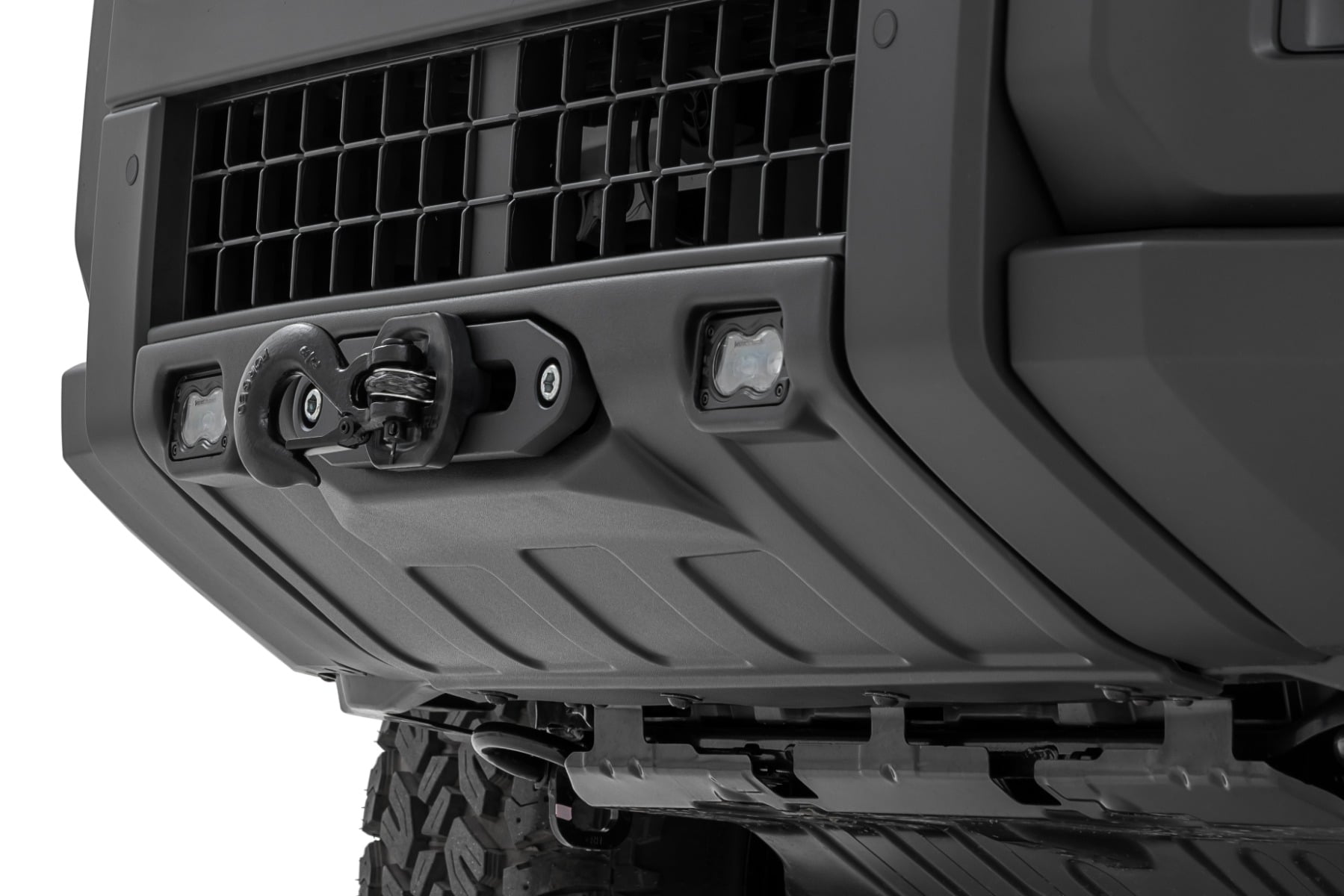 FXS Hidden Winch Mount | Yellow SAE | Fog | Toyota Land Cruiser 4WD (24-26)