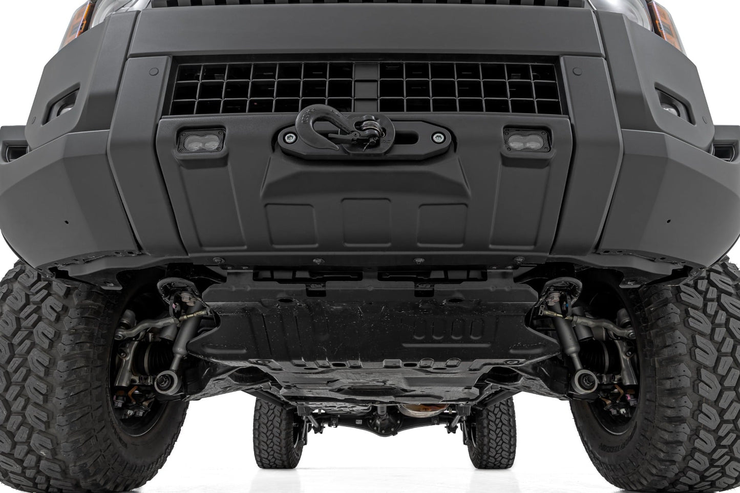 FXS Hidden Winch Mount | White SAE | PRO9500S | Toyota Land Cruiser (24-26)